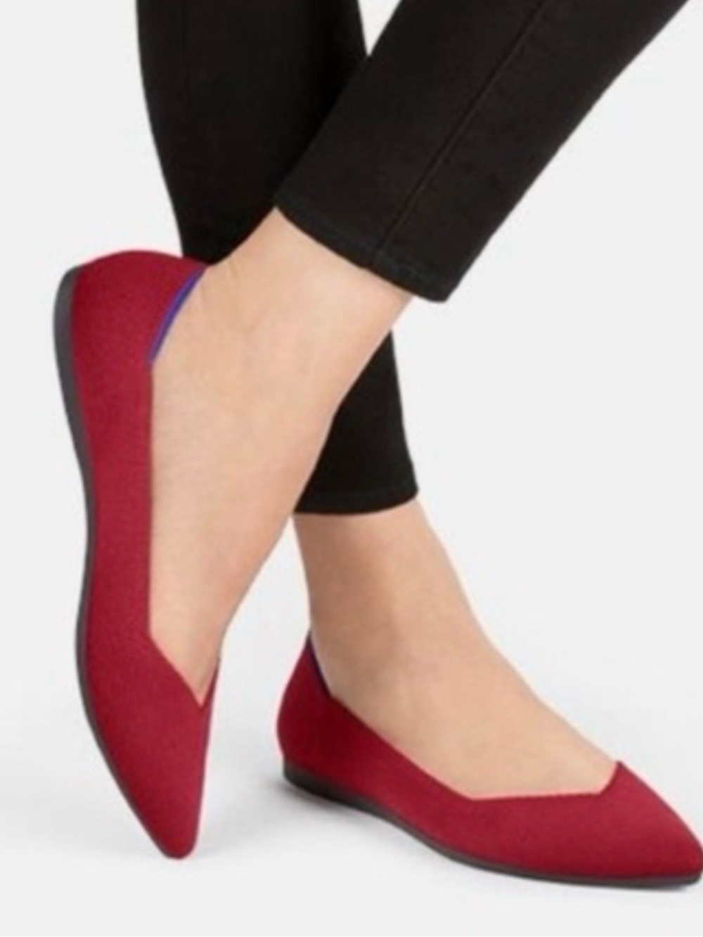 Rothy’s The Point in Chili Pepper Red, size 8.5 - fits like 7.5/8